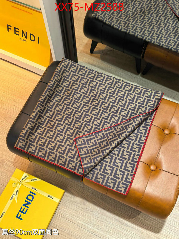 Scarf-Fendi for sale cheap now ID: MZ2588 $: 75USD