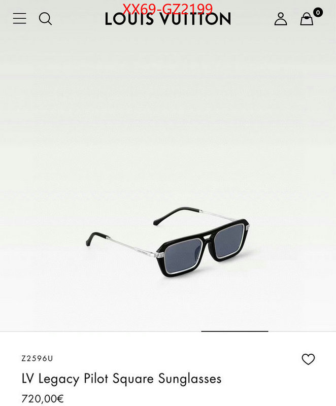 Glasses-LV wholesale 2024 replica ID: GZ2199 $: 69USD