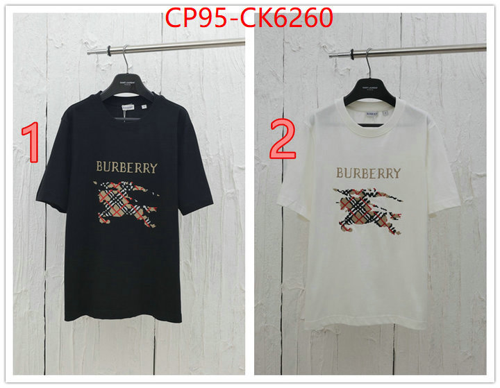 Clothing-Burberry quality replica ID: CK6260 $: 95USD
