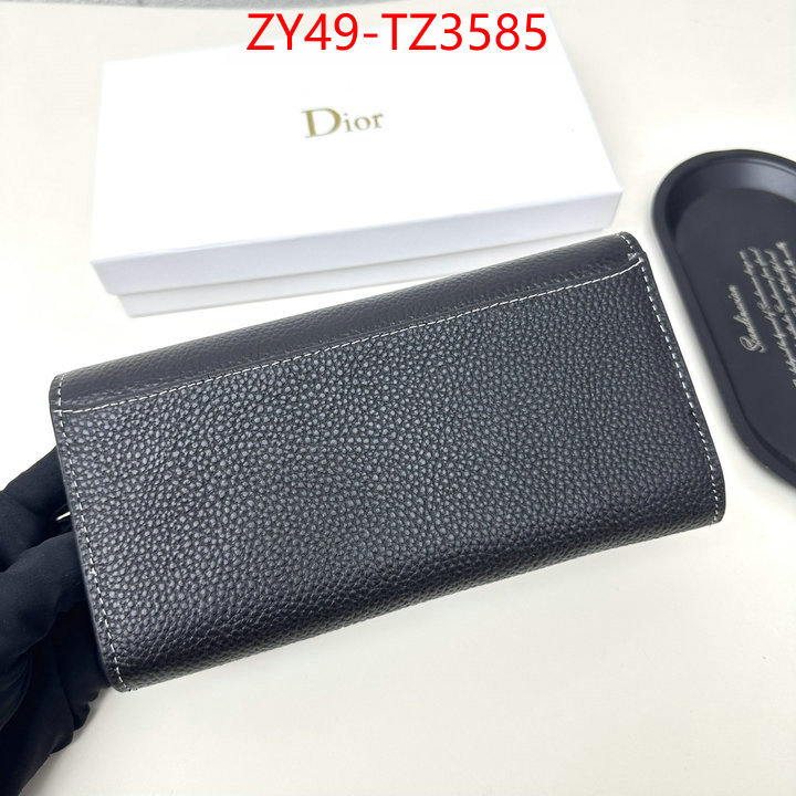 Dior Bags(4A)-Wallet- fake high quality ID: TZ3585 $: 49USD,