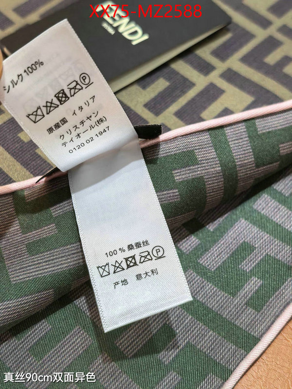 Scarf-Fendi for sale cheap now ID: MZ2588 $: 75USD