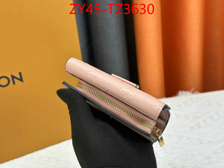 LV Bags(4A)-Wallet where to buy replicas ID: TZ3630 $: 45USD,