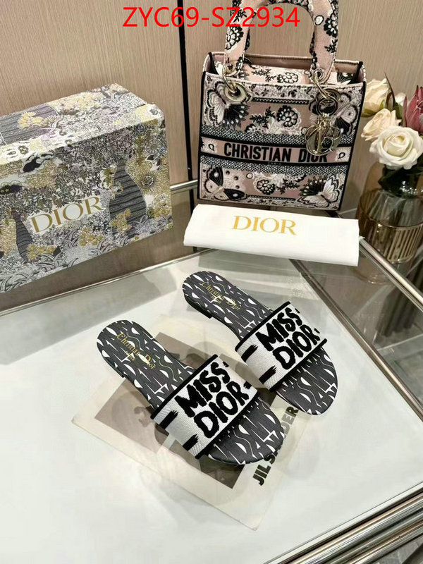 Women Shoes-Dior wholesale imitation designer replicas ID: SZ2934 $: 69USD