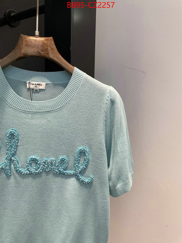 Clothing-Chanel quality aaaaa replica ID: CZ2257 $: 95USD
