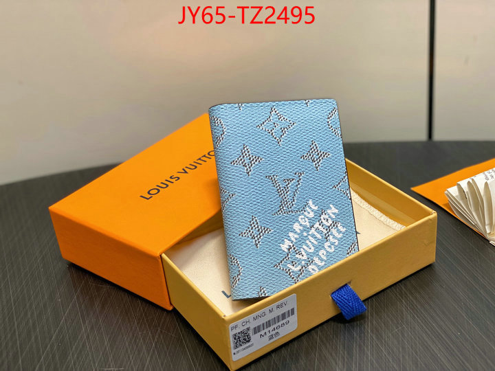 LV Bags(TOP)-Wallet outlet sale store ID: TZ2495 $: 65USD,