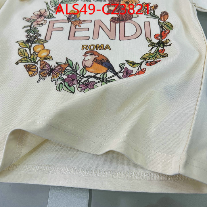 Kids clothing-Fendi for sale online ID: CZ3821 $: 49USD