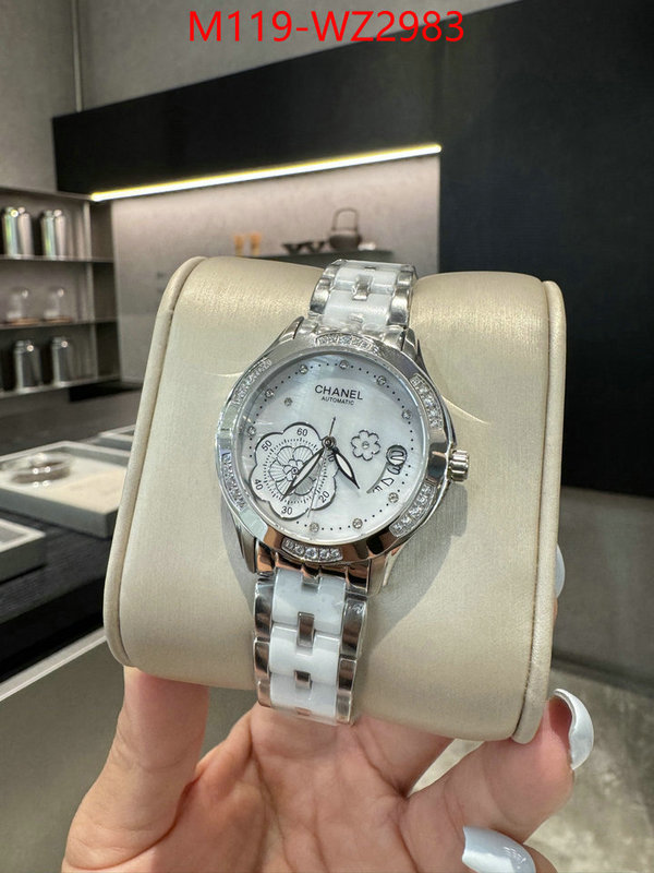 Watch(4A)-Chanel replica aaaaa designer ID: WZ2983 $: 119USD