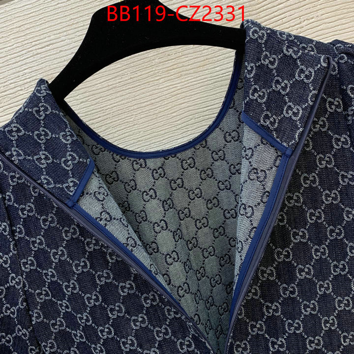 Clothing-Gucci same as original ID: CZ2331 $: 119USD
