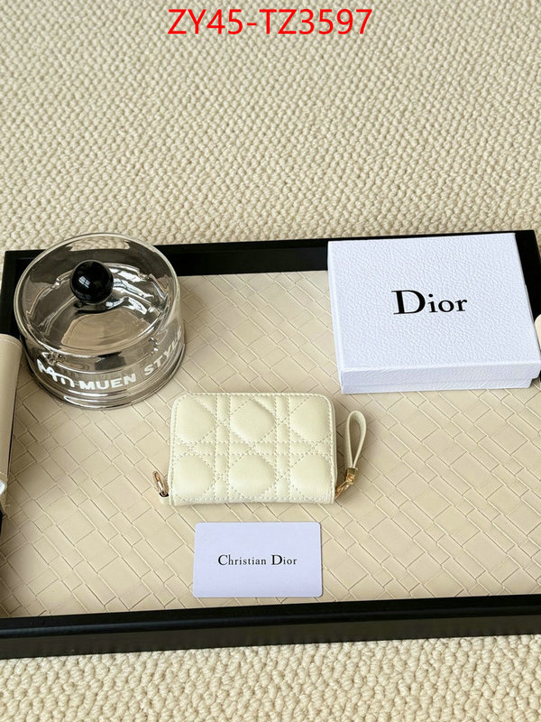Dior Bags(4A)-Wallet- new designer replica ID: TZ3597 $: 45USD,