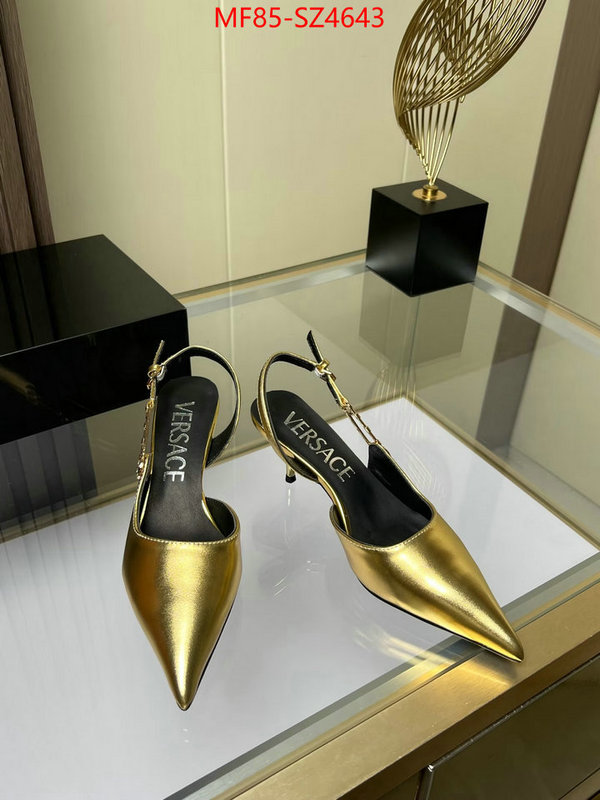 Women Shoes-Versace fake high quality ID: SZ4643 $: 85USD