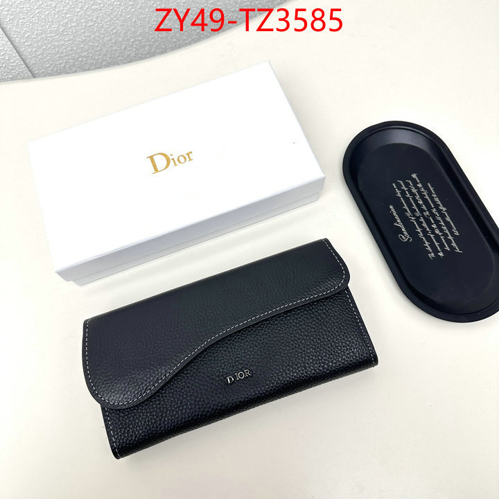 Dior Bags(4A)-Wallet- fake high quality ID: TZ3585 $: 49USD,