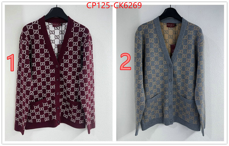 Clothing-Gucci how to start selling replica ID: CK6269 $: 125USD