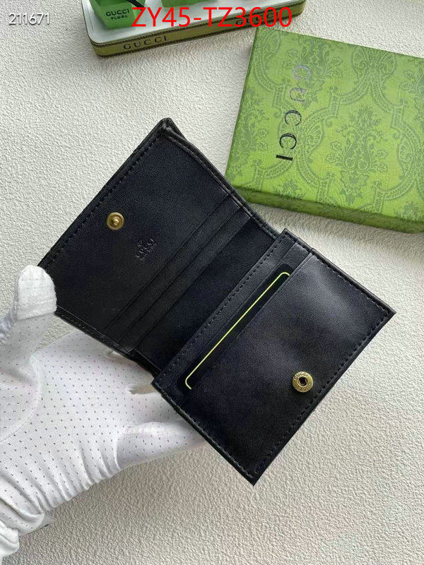 Gucci Bags(4A)-Wallet- is it illegal to buy dupe ID: TZ3600 $: 45USD,