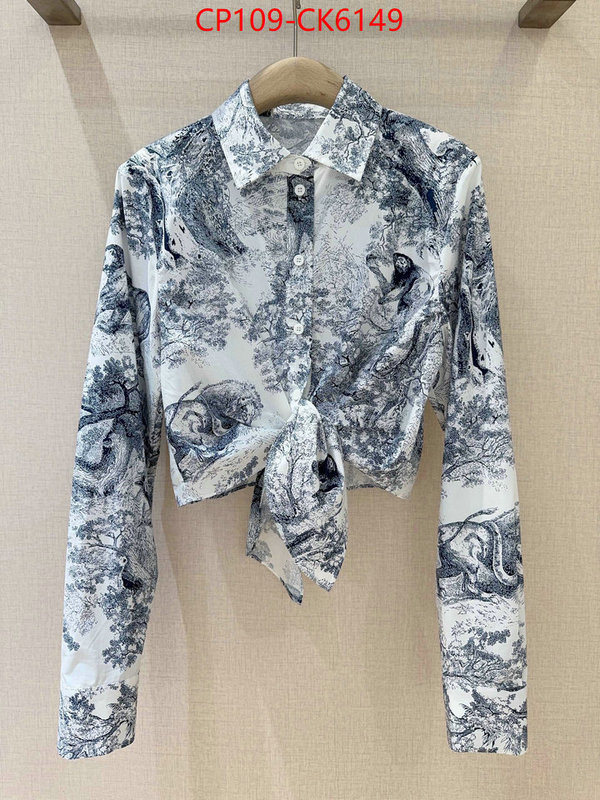Clothing-Dior top quality designer replica ID: CK6149 $: 109USD