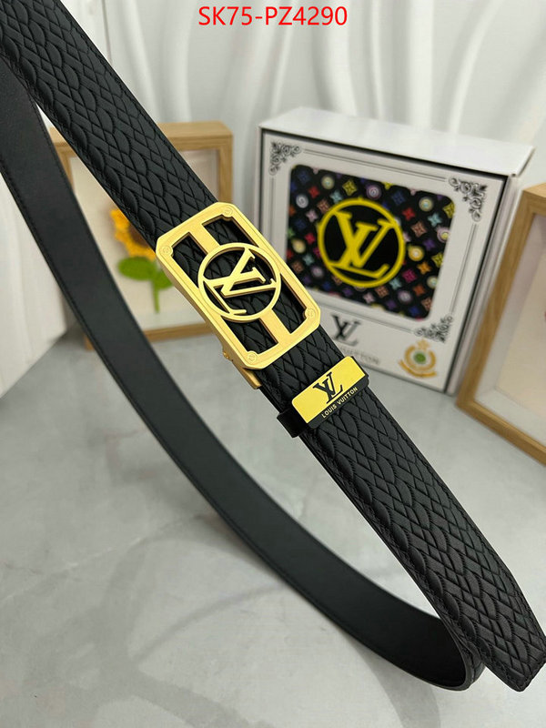 Belts-LV luxury fashion replica designers ID: PZ4290 $: 75USD
