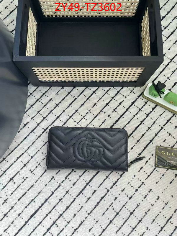 Gucci Bags(4A)-Wallet- aaaaa replica ID: TZ3602 $: 49USD,