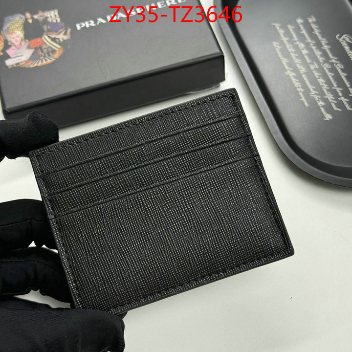 Prada Bags(4A)-Wallet best designer replica ID: TZ3646 $: 35USD,