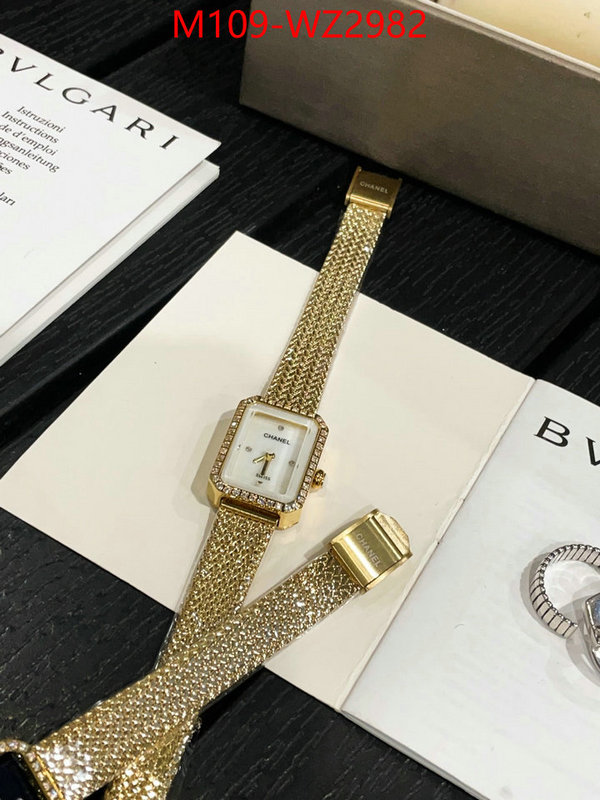 Watch(4A)-Chanel designer replica ID: WZ2982 $: 109USD