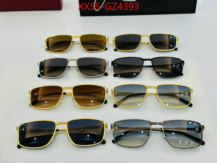 Glasses-Cartier luxury fake ID: GZ4393 $: 55USD