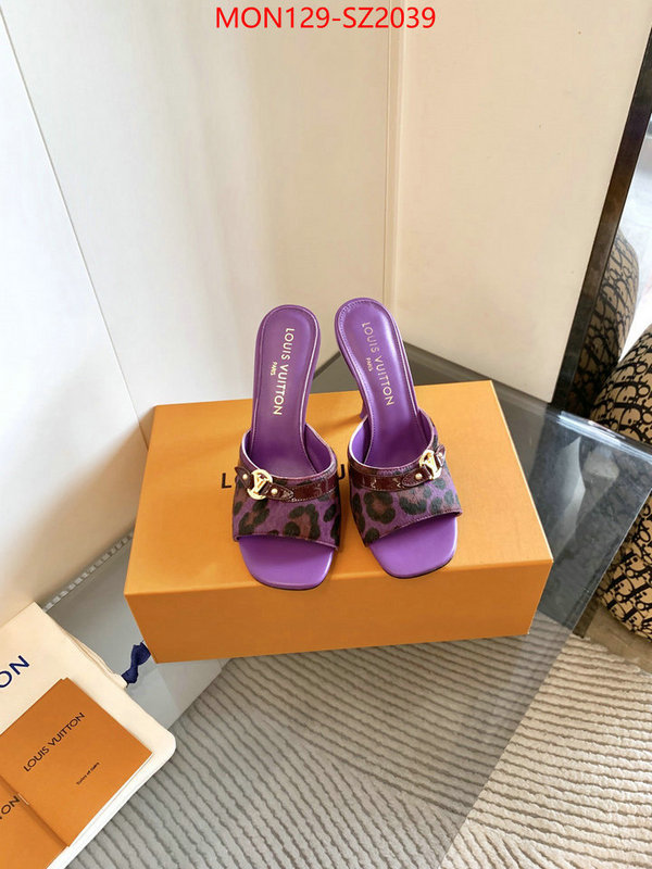 Women Shoes-LV luxury fake ID: SZ2039 $: 129USD
