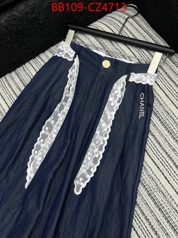 Clothing-Chanel top fake designer ID: CZ4713 $: 109USD