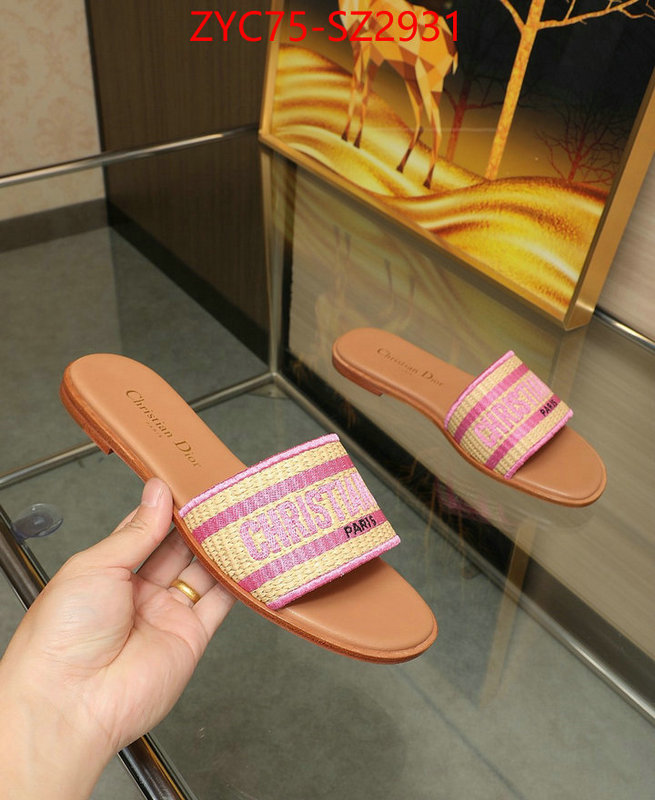 Women Shoes-Dior styles & where to buy ID: SZ2931 $: 75USD
