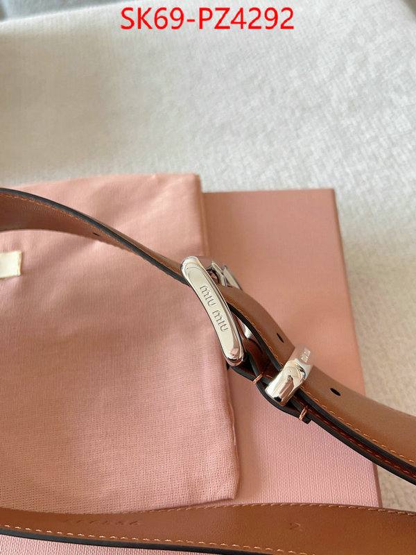 Belts-MIU MIU buy aaaaa cheap ID: PZ4292 $: 69USD