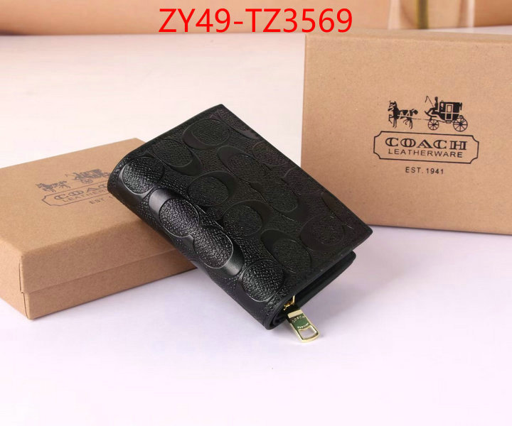 Coach Bags(4A)-Wallet what ID: TZ3569 $: 49USD,