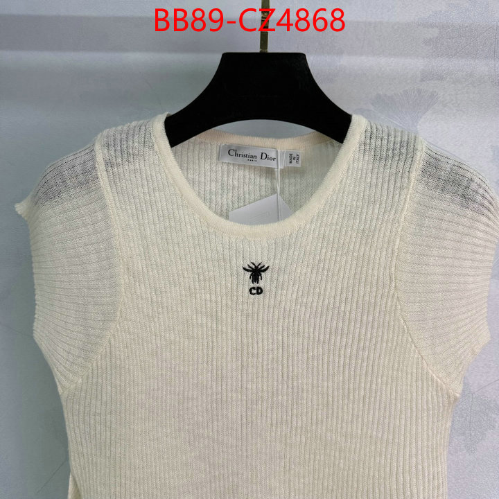 Clothing-Dior aaaaa+ quality replica ID: CZ4868 $: 89USD