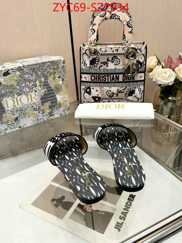 Women Shoes-Dior wholesale imitation designer replicas ID: SZ2934 $: 69USD