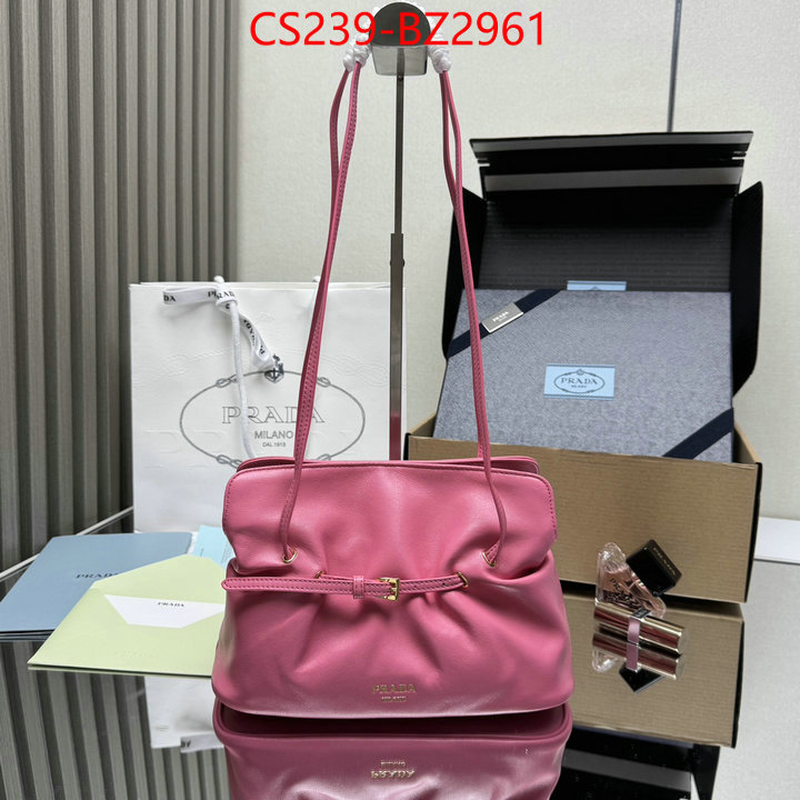 Prada Bags(TOP)-Crossbody- 7 star ID: BZ2961 $: 239USD,