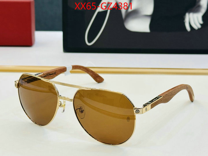 Glasses-Cartier outlet 1:1 replica ID: GZ4381 $: 65USD