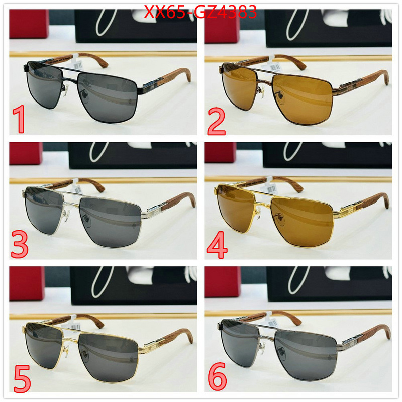 Glasses-Cartier 1:1 replica wholesale ID: GZ4383 $: 65USD