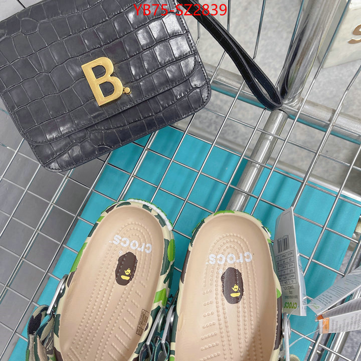 Men Shoes-Crocs replica aaaaa designer ID: SZ2839 $: 75USD
