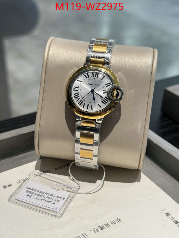 Watch(4A)-Cartier buy best quality replica ID: WZ2975 $: 119USD