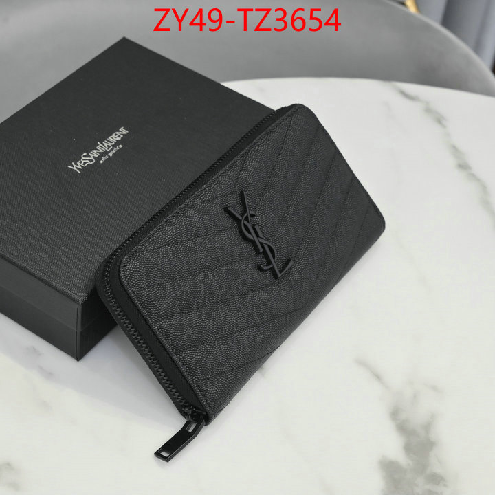 YSL Bags(4A)-Wallet- shop cheap high quality 1:1 replica ID: TZ3654 $: 49USD,