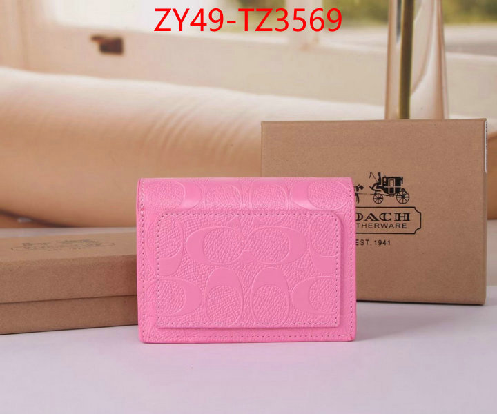 Coach Bags(4A)-Wallet what ID: TZ3569 $: 49USD,