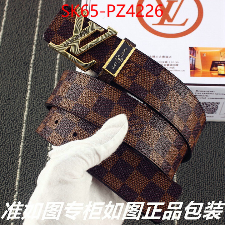 Belts-LV luxury cheap ID: PZ4226 $: 65USD