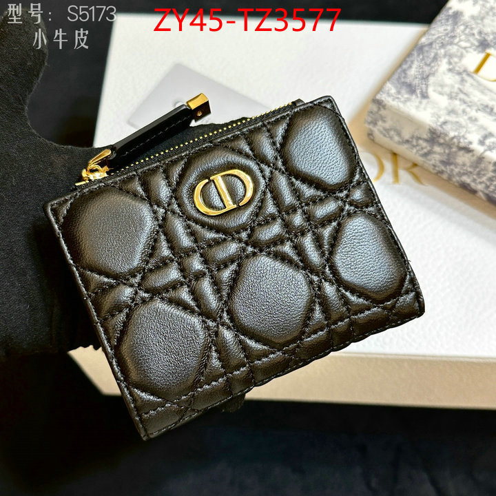 Dior Bags(4A)-Wallet- the highest quality fake ID: TZ3577 $: 45USD,