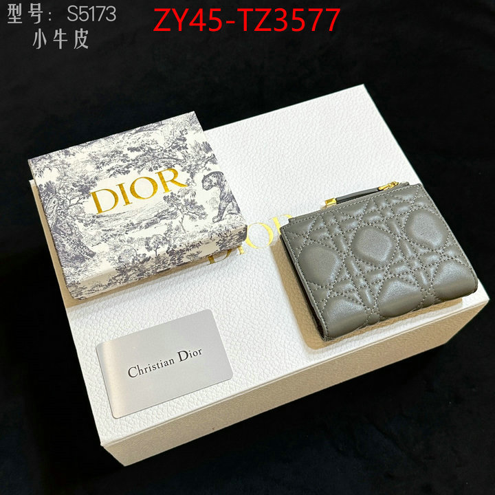 Dior Bags(4A)-Wallet- the highest quality fake ID: TZ3577 $: 45USD,