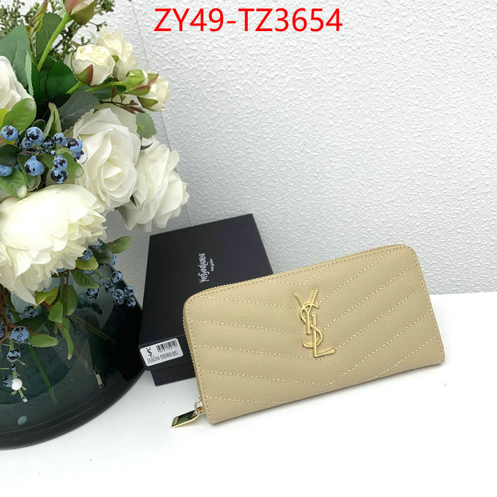 YSL Bags(4A)-Wallet- shop cheap high quality 1:1 replica ID: TZ3654 $: 49USD,