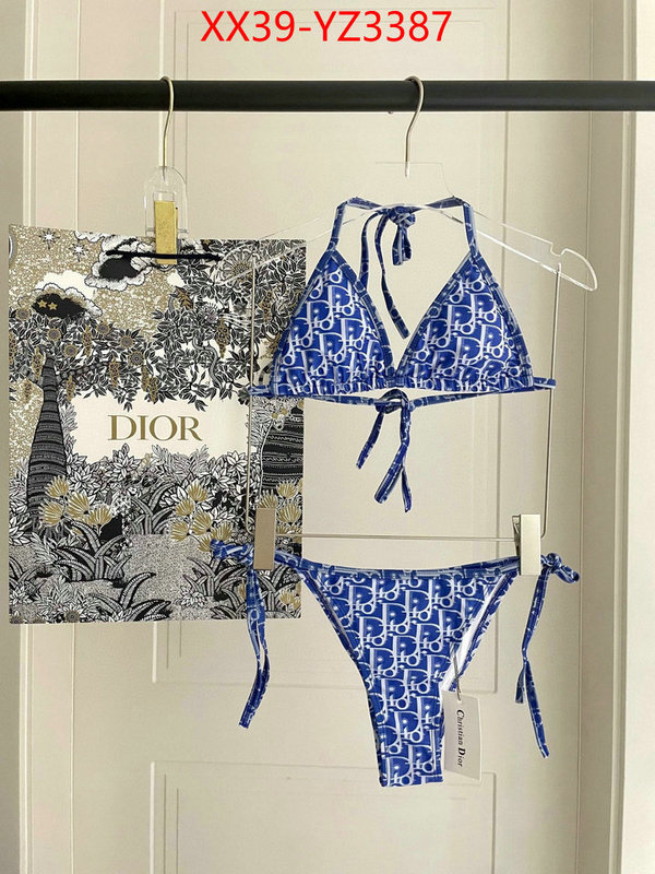 Swimsuit-Dior designer high replica ID: YZ3387 $: 39USD