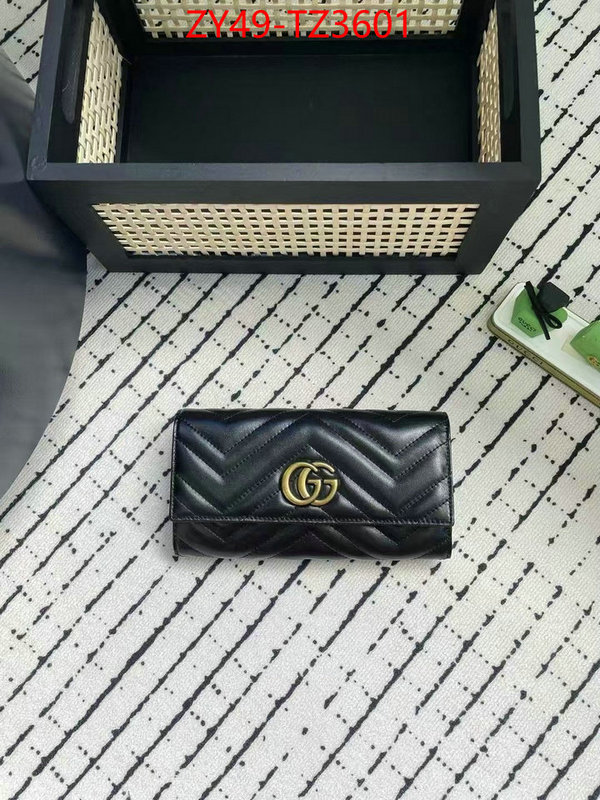 Gucci Bags(4A)-Wallet- is it illegal to buy dupe ID: TZ3601 $: 49USD,