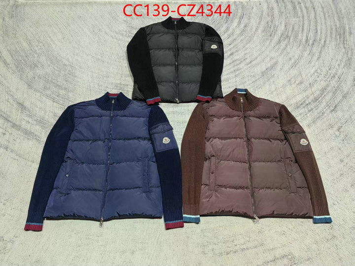 Down jacket Men-Moncler wholesale ID: CZ4344 $: 139USD