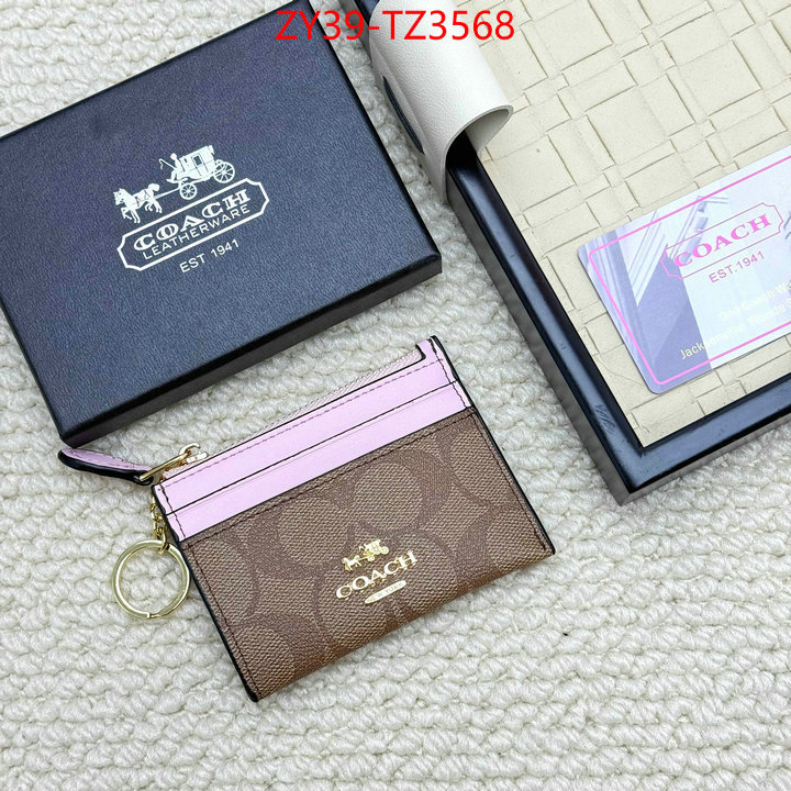 Coach Bags(4A)-Wallet high quality replica ID: TZ3568 $: 39USD,