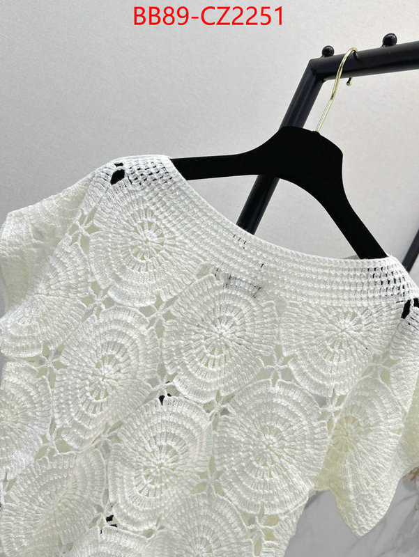 Clothing-Chanel replcia cheap ID: CZ2251 $: 89USD