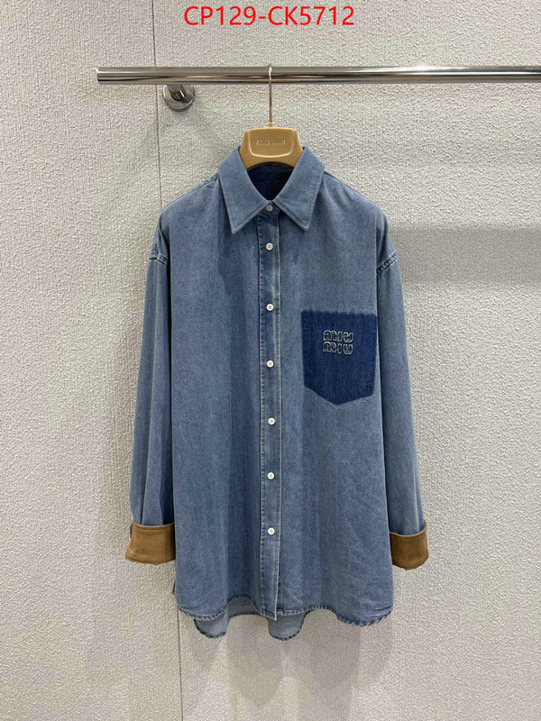 Clothing-MIU MIU high quality customize ID: CK5712 $: 129USD