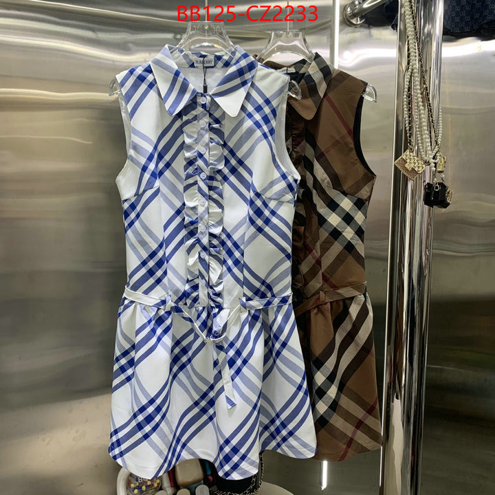 Clothing-Burberry hot sale ID: CZ2233 $: 125USD
