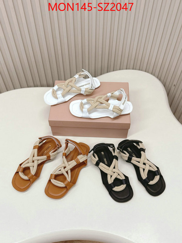 Women Shoes-Miu Miu where can you buy replica ID: SZ2047 $: 145USD