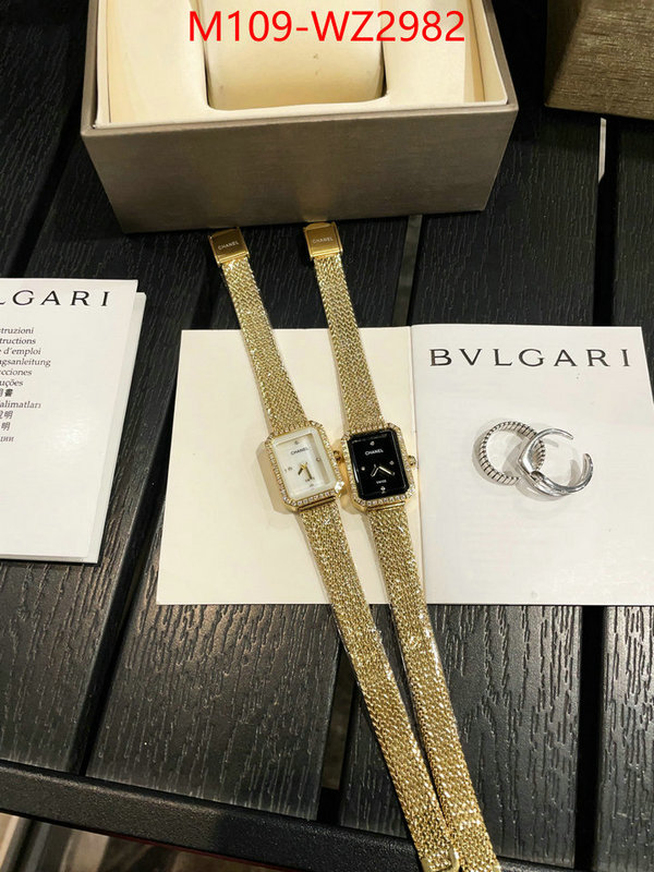 Watch(4A)-Chanel designer replica ID: WZ2982 $: 109USD